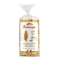 BIOLANGA GALLETTE DI MAIS & G.SARACENO BIO CONF. 120 g