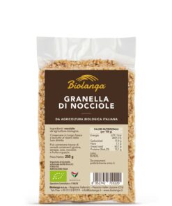 GRANELLA DI NOCCIOLE TOSTATE BIO IN CONF. SOTTOVUOTO  250 g