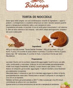 Alternative view of FARINA DI NOCCIOLE TOSTATE BIOLOGICHE CONF. SOTTOVUOTO 250 g