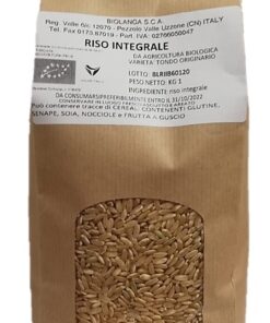 BIOLANGA RISO TONDO INTEGRALE BIO KG 1