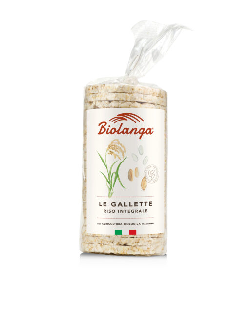 BIOLANGA GALLETTE DI RISO INTEGRALE 100 g BIO
